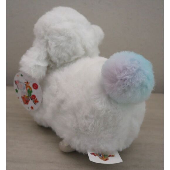 Geoffrey's Toy Box 9" Glam Lamb & 6" Polar Bear w/Hat Plush-Ultra-Soft Toys - Picture 12 of 16